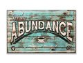 ABUNDANCE Blue Postcard Print